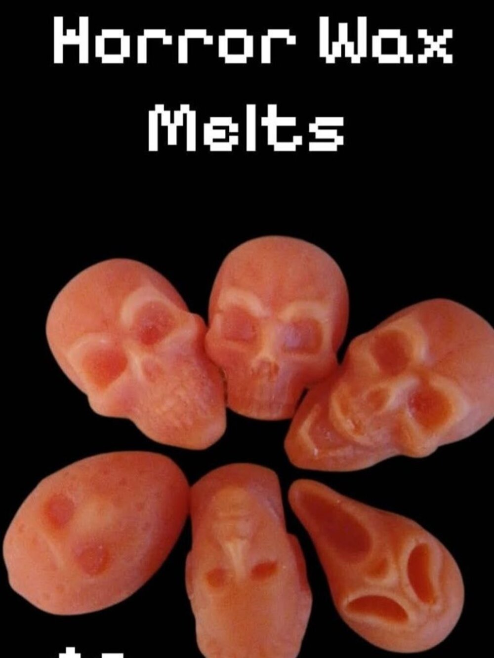 Horror Halloween Wax Melts – Posessed Pumpkin Pie